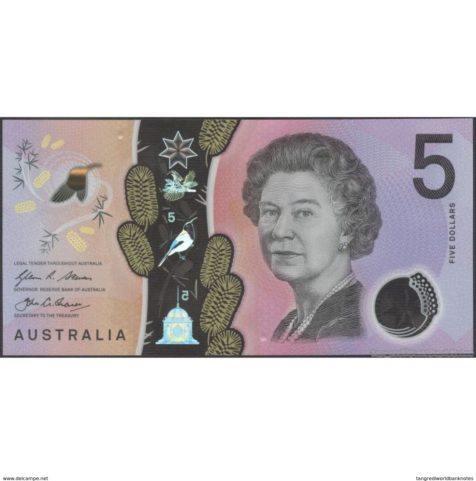 TWN - AUSTRALIA New - 5 Dollars 2016 UNC Polymer, Various Prefixes - Altri & Non Classificati