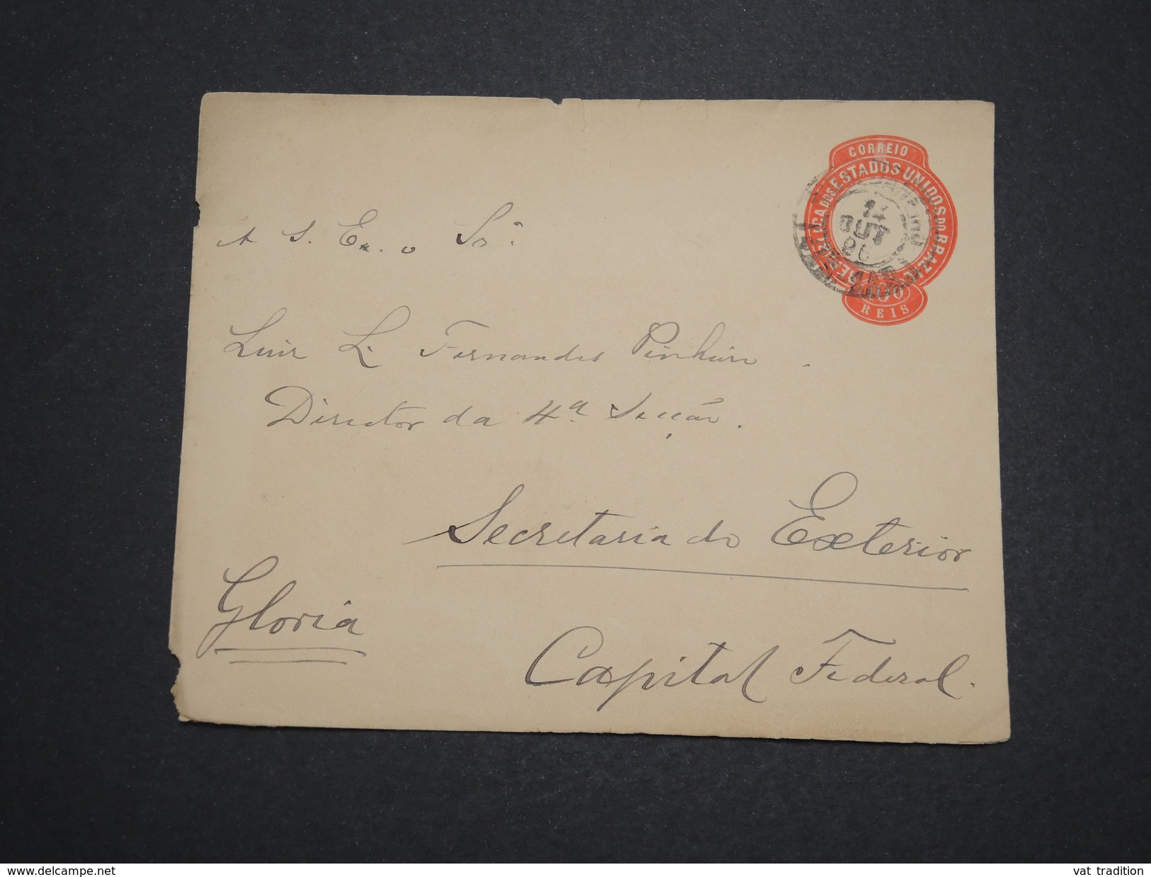 BRÉSIL - Entier Postal Pour Rio ( Gloria ) En 1896 - A Voir - L 6079 - Entiers Postaux