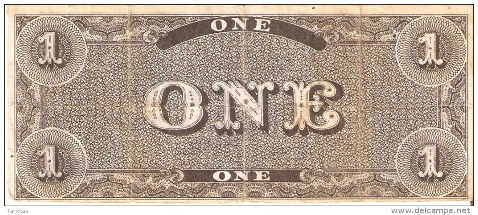 BILLETE DE ESTADOS UNIDOS DE 1 DOLLAR DEL AÑO 1862  (BANKNOTE) REPLICA - United States Notes (1928-1953)