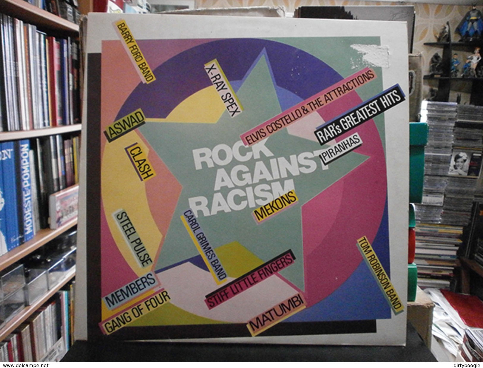 ROCK AGAINST RACISM - LP - STEEL PULSE - X-RAY SPEX - Elvis COSTELLO - STIFF LITTLE FINGERS - GANG OF FOUR - CLASH - Rock