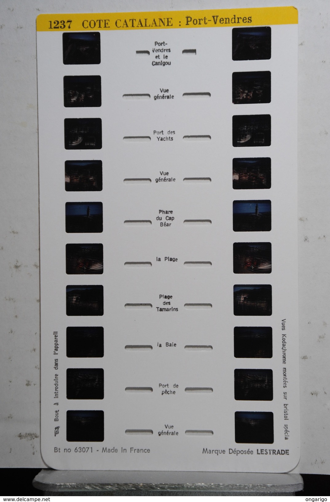 LESTRADE :  1237   COTE CATALANE : PORT-VENDRE - Stereoscopes - Side-by-side Viewers