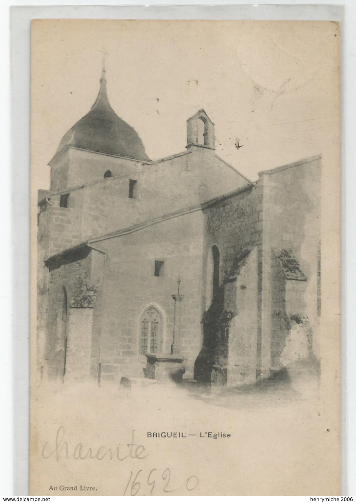 16 - Charente - Brigueil L'église 1905 - Sonstige & Ohne Zuordnung