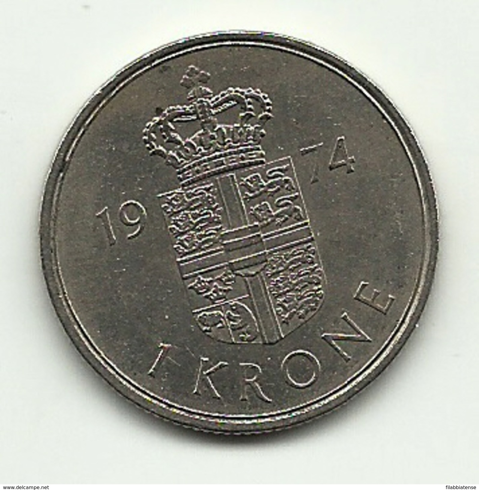 1974 - Danimarca 1 Krone ---- - Danimarca