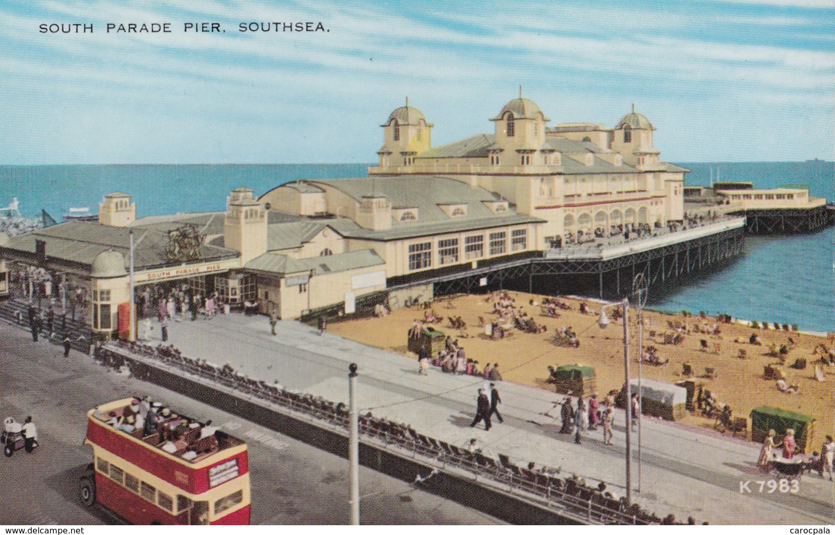 Carte Vers 1970 SOUTHSEA / SOUTH PARADE PIER - Portsmouth