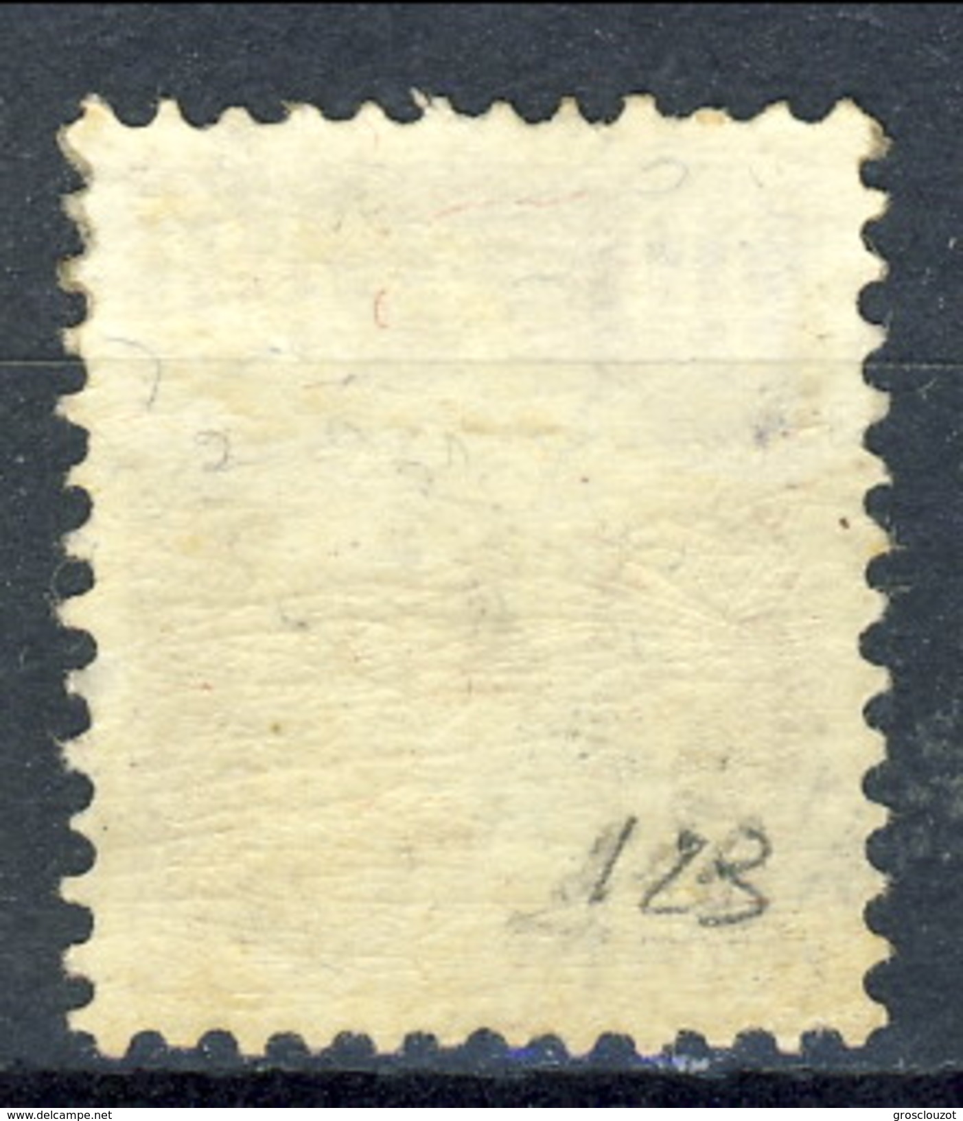 Svizzera 1908 N. 123 C. 40 Porpora E Bistro (I Tipo) MLH Cat. &euro; 20 - Nuovi