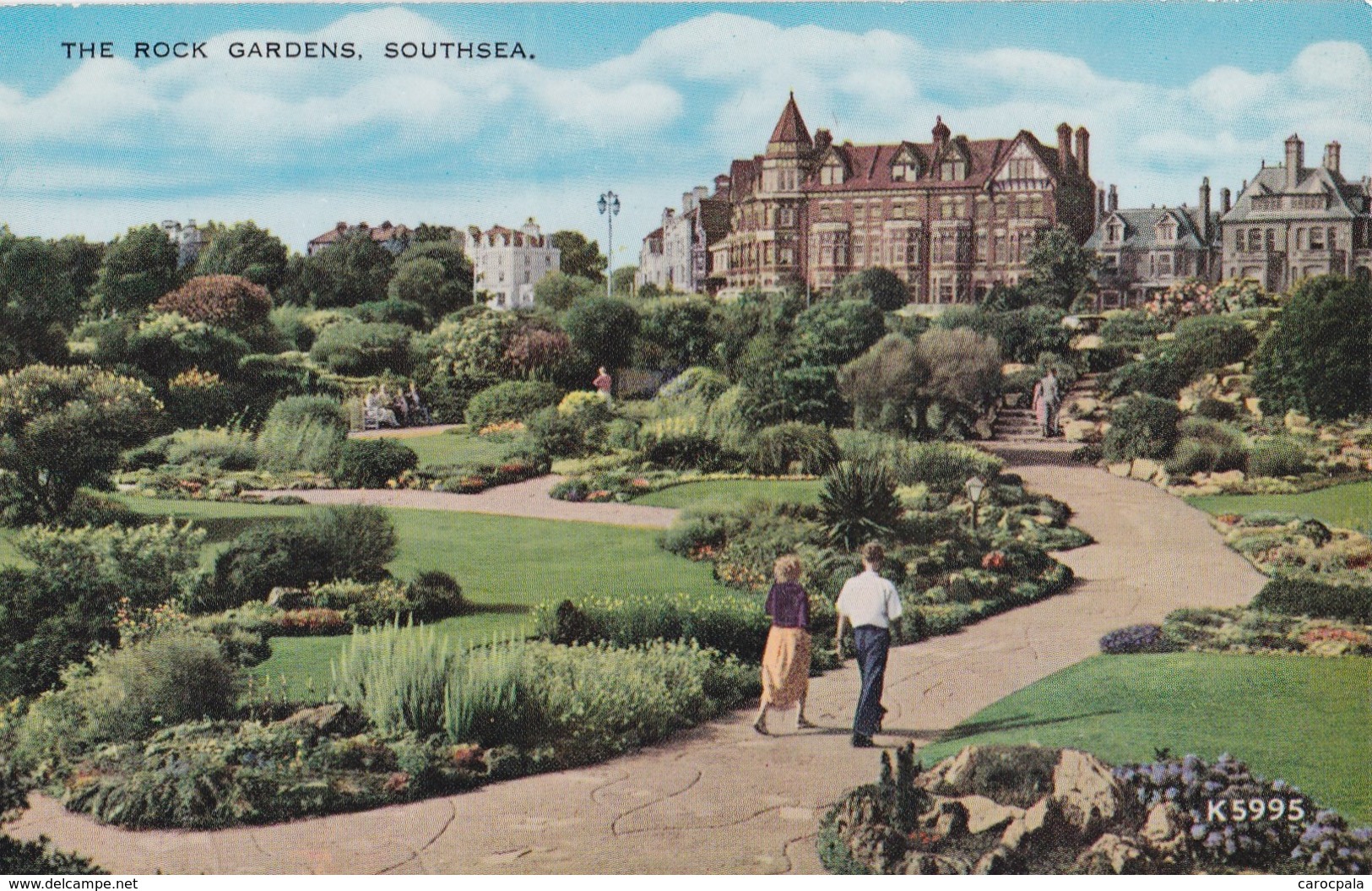 Carte Vers 1970 SOUTHSEA / THE ROCK GARDENS - Portsmouth