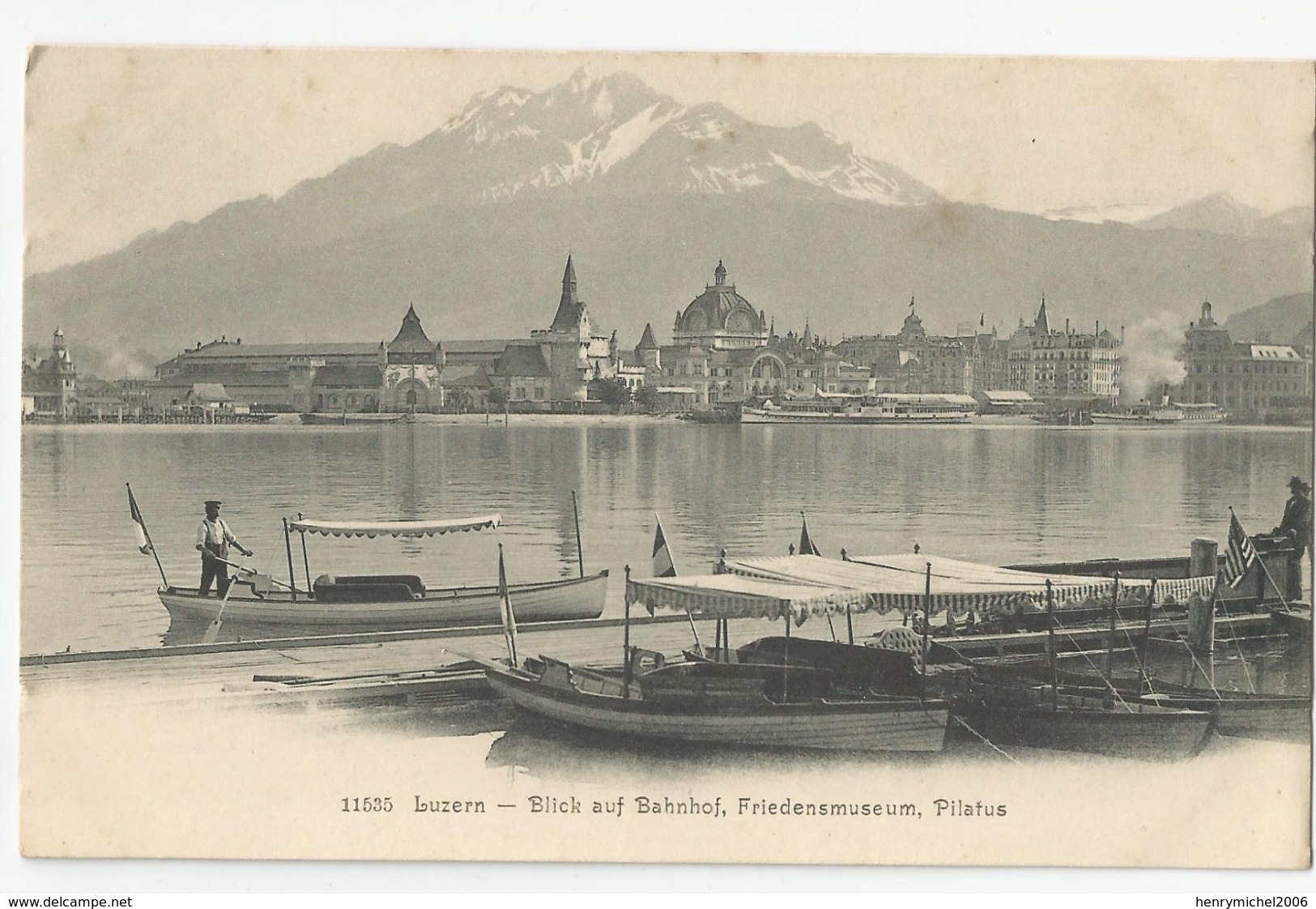 Suisse - Lucerne - Luzern Blick Auf Bahnhof , Friedensmuseum Pilatus - Lucerne