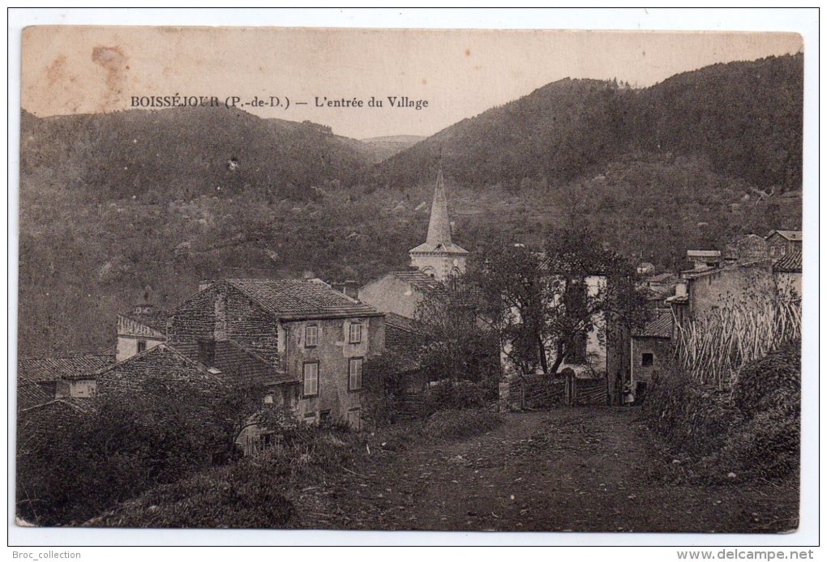 (Ceyrat) Boisséjour, L´entrée Du Village, 1928 - Autres & Non Classés