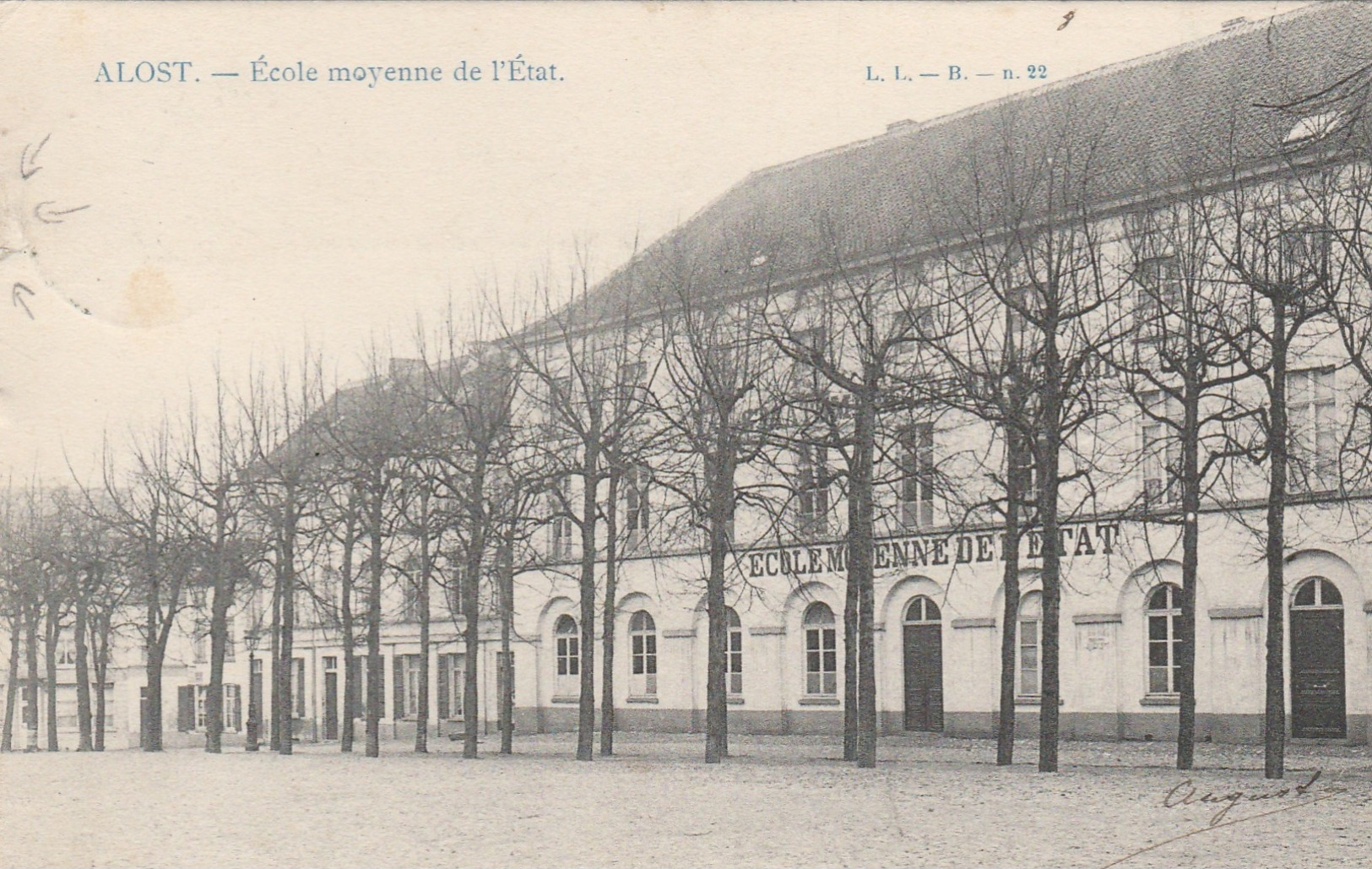 Alost ,Aalst , Ecole Moyenne De L'état ,(L.Lagaert , B.- N°22 - Aalst