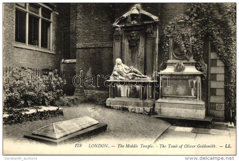 ** T2 London, The Middle Temple, The Tomb Of Oliver Goldsmith - Unclassified