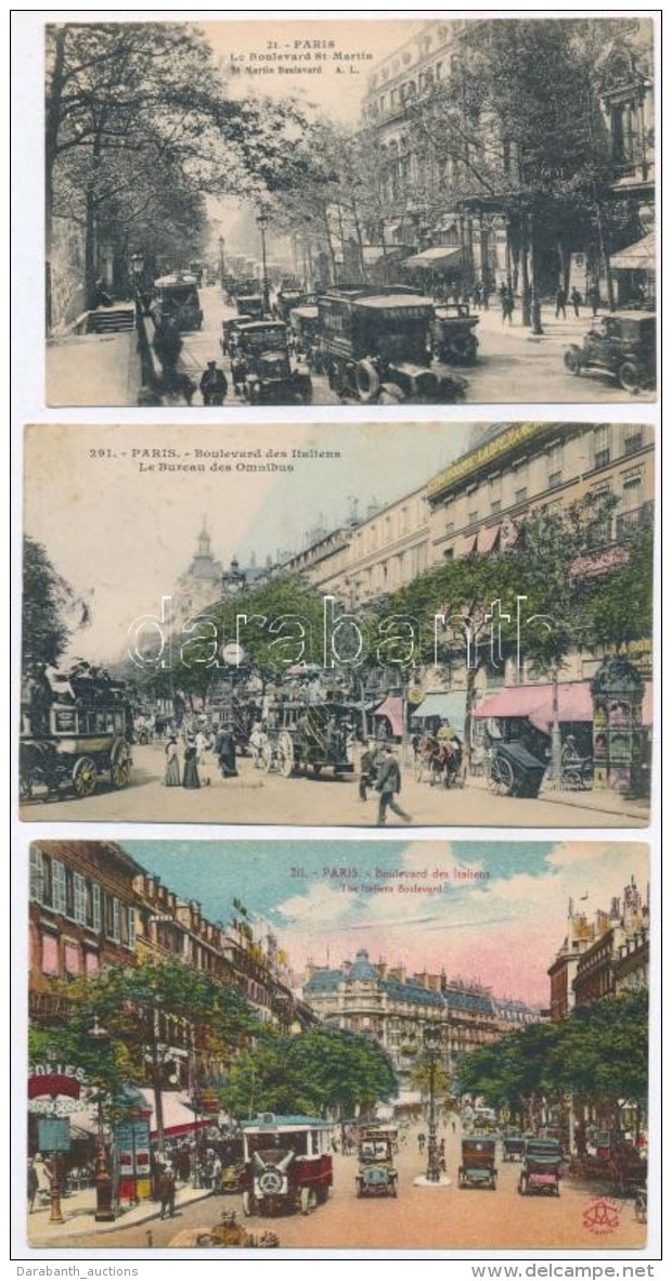 ** * London, Bank Of England, Piccadilly Circus - 3 Pre-1945 Postcards - Unclassified