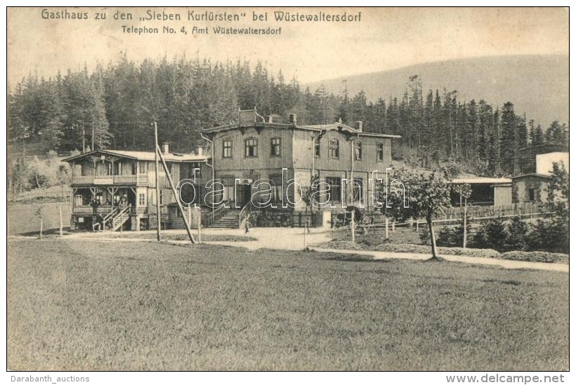 * T2/T3 Walim, W&uuml;stewaltersdorf; Gasthaus Zu Den 'Sieben Kurf&uuml;rsten' / Guest House, Hotel (Rb) - Unclassified