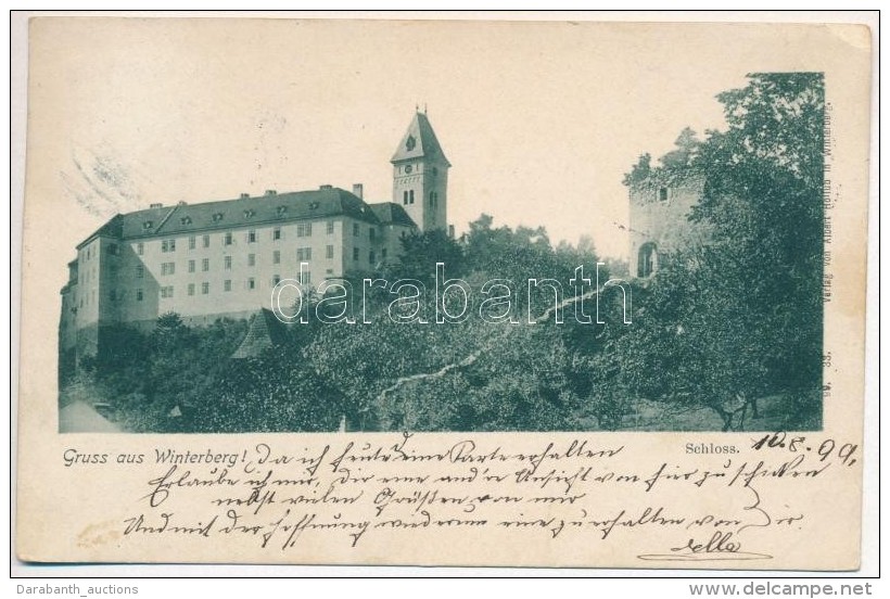 T2/T3 1899 Vimperk, Winterberg; Schloss / Castle (EK) - Unclassified