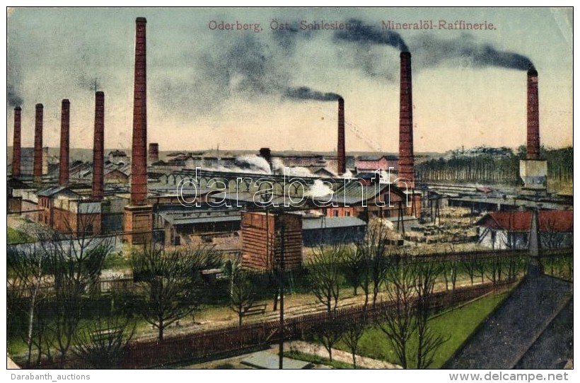 T2/T3 Bohum&iacute;n, Oderberg; &Ouml;st.-Schlesien, Mineral&ouml;l-Raffinerie / Mineral Oil Refinery, Factory (EK) - Unclassified