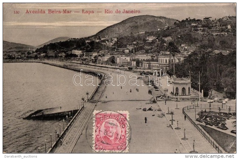 T2/T3 Rio De Janeiro, Avenida Beira-Mar, Lapa / Avenue, Promenade, TCV Card (EK) - Non Classés