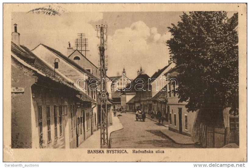 * T2 Beszterceb&aacute;nya, Banska Bystrica; Radv&aacute;nyi Utca, Myto Autostop / Radvanska Ulica / Street - Unclassified