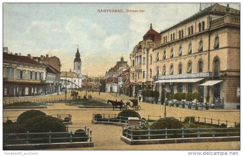 ** T3 Nagyv&aacute;rad, Oradea; B&eacute;mer T&eacute;r, Vidor Man&oacute; Kiad&aacute;sa / Square (fa) - Unclassified