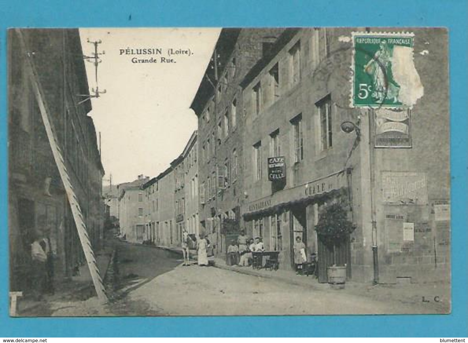 CPA Grande Rue PELUSSIN 42 - Pelussin