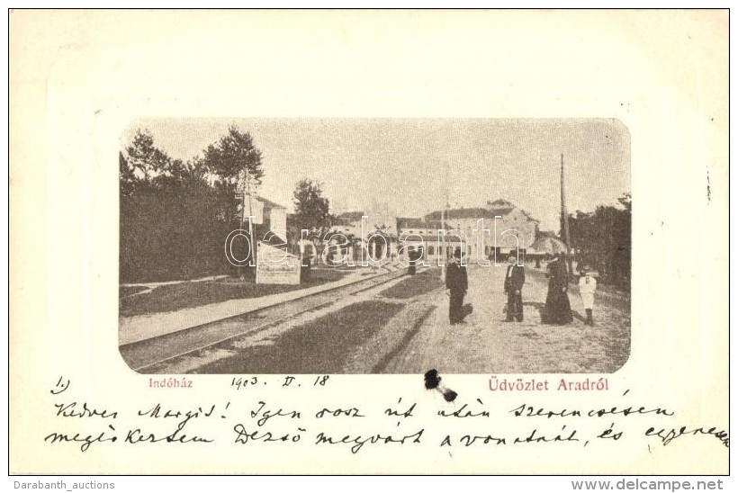 T2 Arad, Ind&oacute;h&aacute;z, Vas&uacute;t&aacute;llom&aacute;s / Railway Station - Unclassified