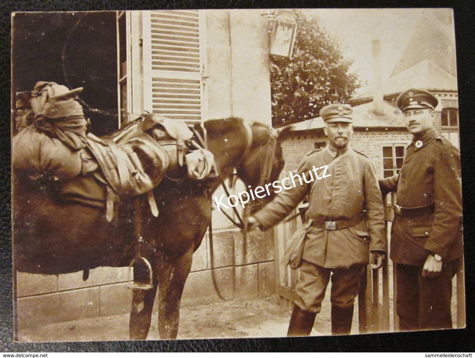 Alte Foto Karte Militär Soldat Zähringer ( Weingut ) Malteserstadt Heitersheim Weltkrieg 1 - War, Military