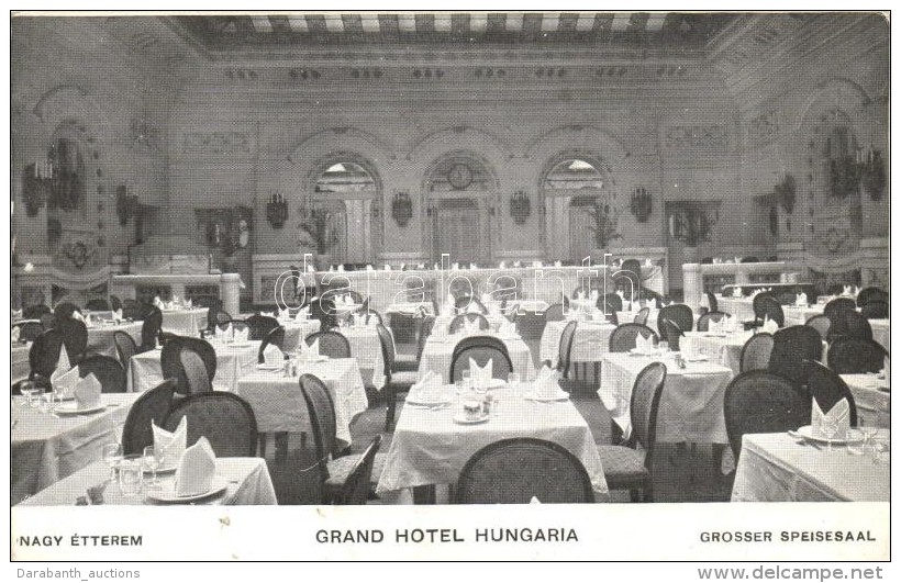 ** T2 Budapest V. Grand Hotel Hung&aacute;ria Sz&aacute;lloda, Nagy &eacute;tterem BelsÅ‘ - Unclassified