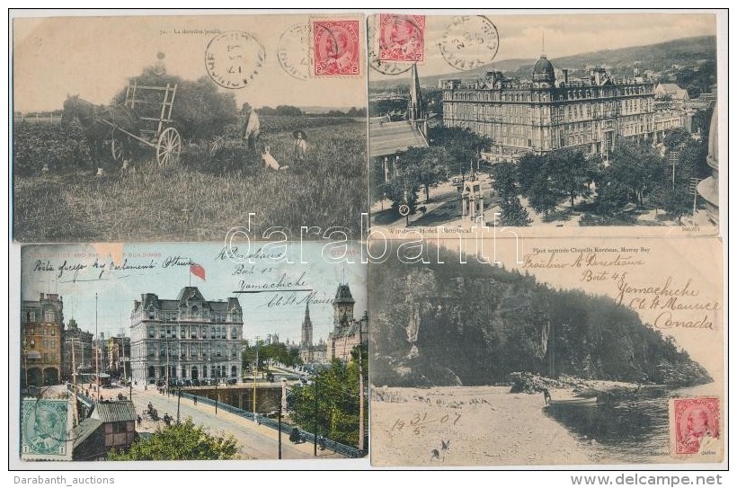 11 Db R&Eacute;GI Kanadai V&aacute;rosk&eacute;pes Lap, TCV / 11 Pre-1945 Canadian Town-view Postcards, TCV Cards - Unclassified