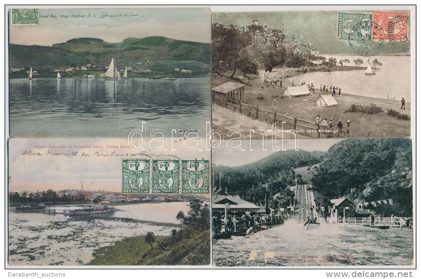 15 Db R&Eacute;GI Ausztr&aacute;l V&aacute;rosk&eacute;pes Lap, TCV / 15 Pre-1945 Australian Town-view Postcards,... - Unclassified