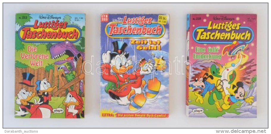 1995, 1997 Walt Disney - Lustiges Taschenbuch(Zeit Ist Geld, Eine Tolle Entdeckung, Die Verlorene Welt), 3 Db,... - Unclassified