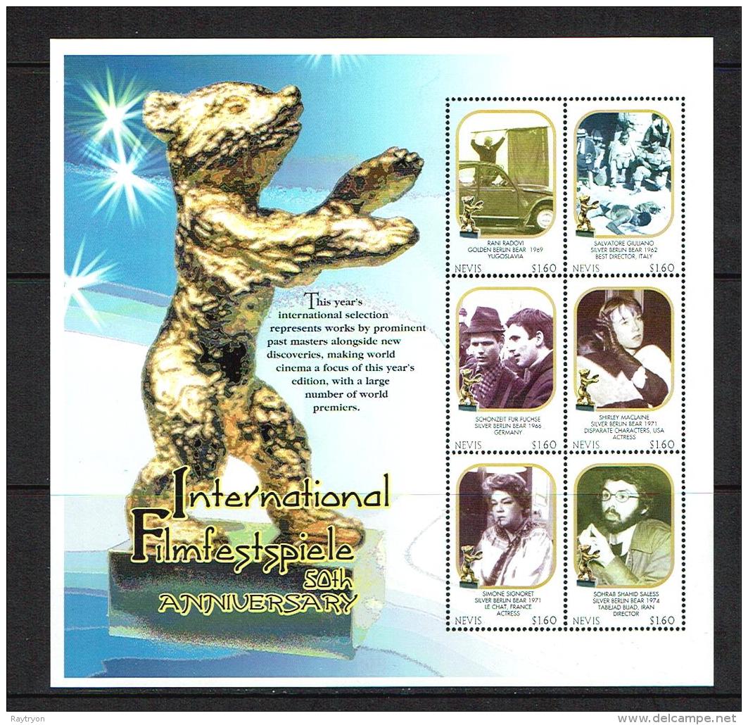 Nevis 2000 Sc # Bf 1210  MNH **  International Film Festival - Cinema