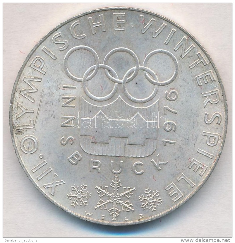 Ausztria 1974. 100Sch Ag 'T&eacute;li Olimpia - Innsbruck' Tokban T:2 Kis Ph.
Austria 1974. 100 Schilling Ag... - Unclassified