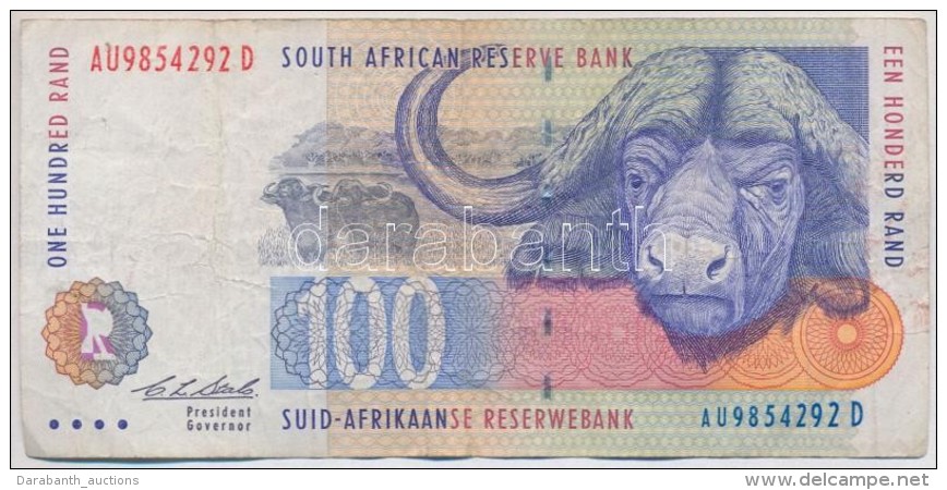 D&eacute;l-Afrika 1994. 100R T:III
South Africa 1994. 100 Rand C:F
Krause 126.a - Unclassified