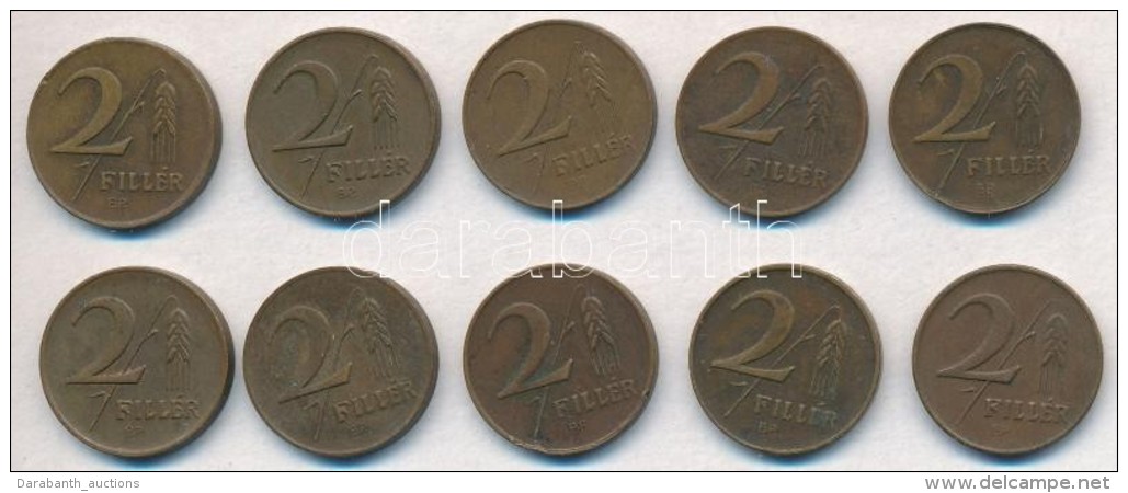 1946-1947. 2f Tombak (10x) T:2,2- - Unclassified