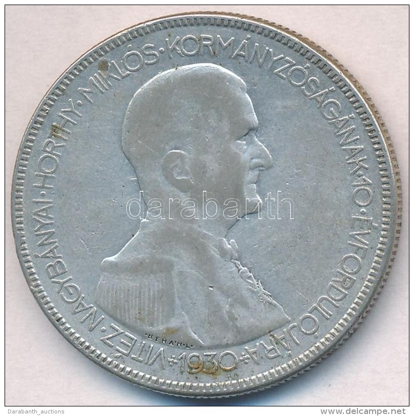 1930. 5P Ag 'Horthy Jobbra' T:3
Adamo P8 - Unclassified