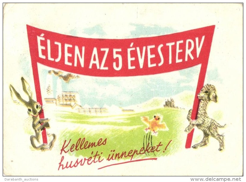 T2/T3 &Eacute;ljen Az 5 &eacute;ves Terv! Kellemes H&uacute;sv&eacute;ti &uuml;nnepeket! / Hungarian Socialist... - Unclassified