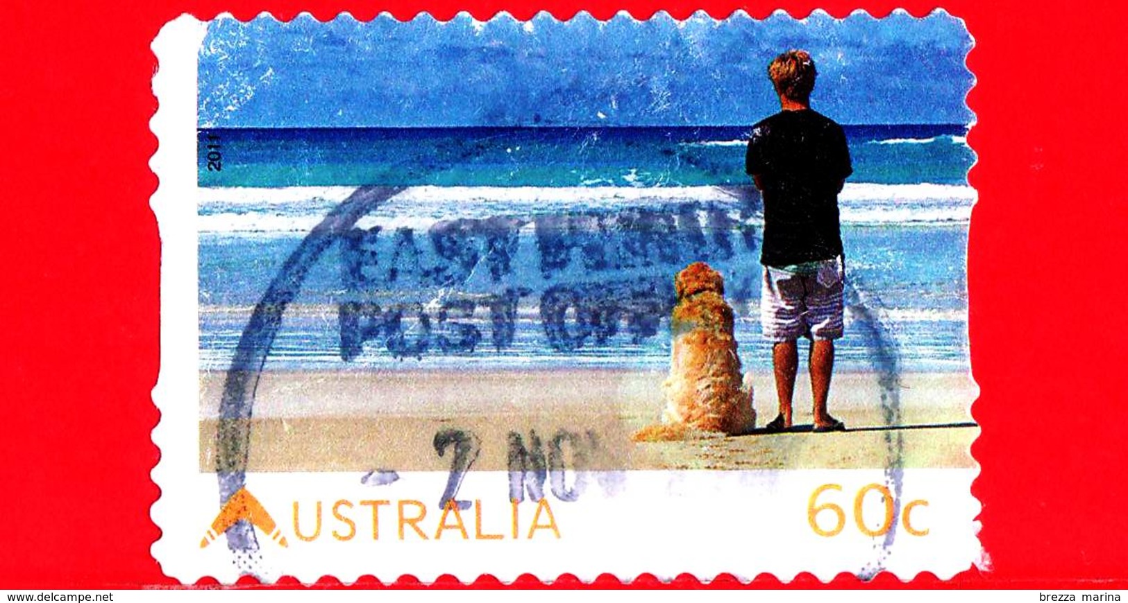 AUSTRALIA - Usato - 2011 - Vivere In Australia - I Migliori Amici - Cane - Mare - Best Friends - 60 - Usati