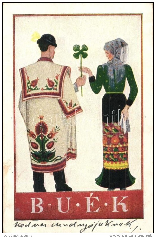 T2 BU&Eacute;K. Rigler J&oacute;zsef Ede Kiad&aacute;sa / New Year Greeting Art Postcard - Unclassified