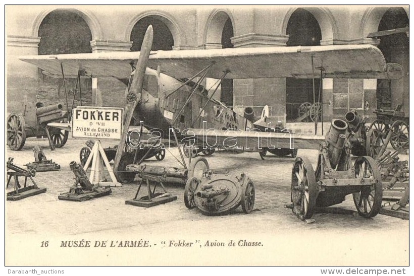 ** T1/T2 Fokker D.VII, Avion De Chasse Allemand. Mus&eacute;e De L'Arm&eacute;e - WWI German Fighter Aircraft,... - Unclassified