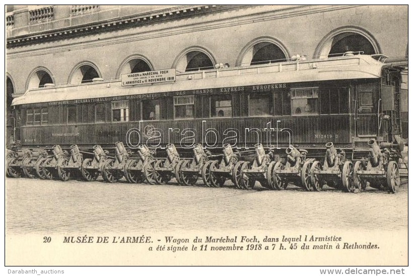 ** T1/T2 Mus&eacute;e De L'Arm&eacute;e, Wagon De L'Armistice / French Military Museum, Train Car Of The Armistice... - Unclassified