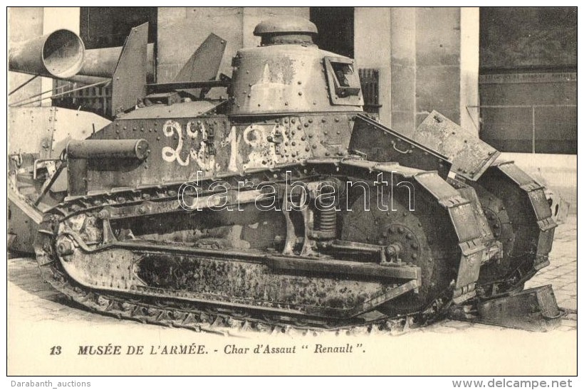 ** T1/T2 Renault FT, Char D'Assaut; Mus&eacute;e De L'arm&eacute;e - French Light Tank, Military Museum (from... - Unclassified