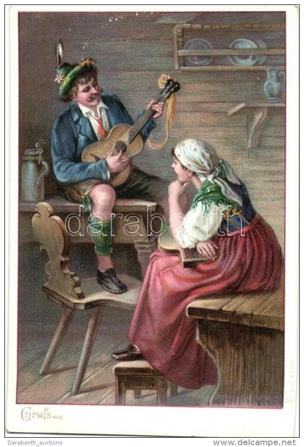 ** T2 Alpine Folklore, Unknown Publisher, Litho - Ohne Zuordnung