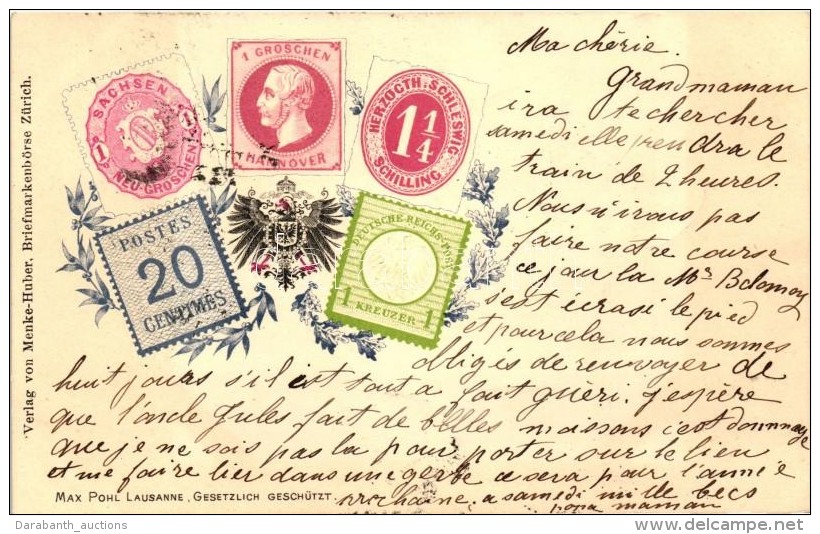 T2 German Stamps, Menke-Huber Briefmarkenb&ouml;rse, Z&uuml;rich - Unclassified