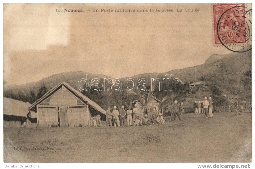 T2/T3 Noum&eacute;a, Un Poste Militaire Dans La Brousse, La Coul&eacute;e / Military Post (EK) - Unclassified