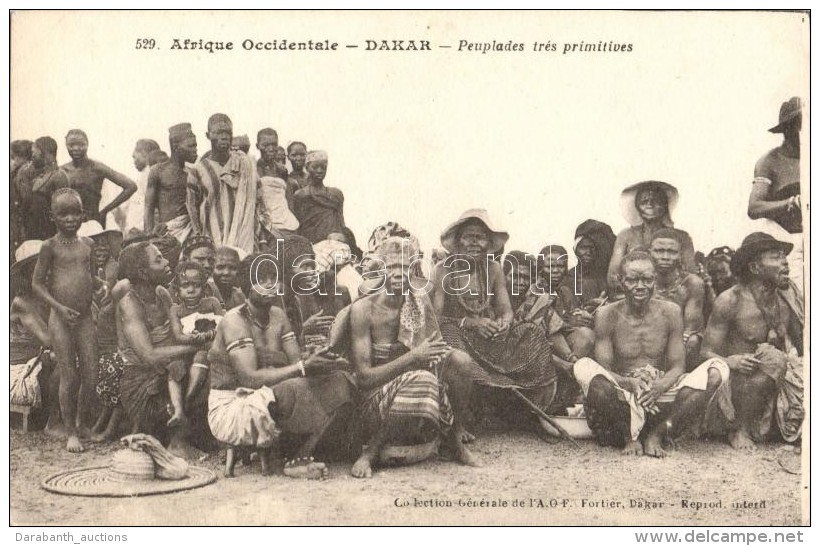 * T1/T2 Dakar, Peuplades Tres Primitives. 529. Afrique Occidentale / Senegalese Folklore - Unclassified