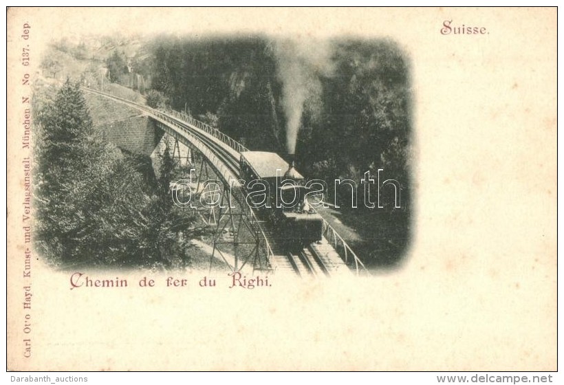 ** T2/T3 Rigi, Chemin De Fer / Funicular Railway, Locomotive (fl) - Unclassified