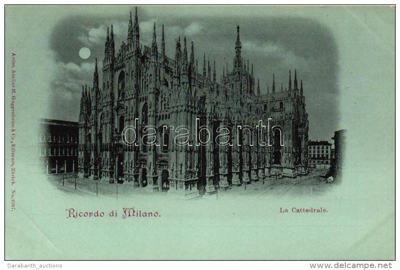 ** T1/T2 Milan, Milano; Cattedrale / Cathedral At Night - Unclassified