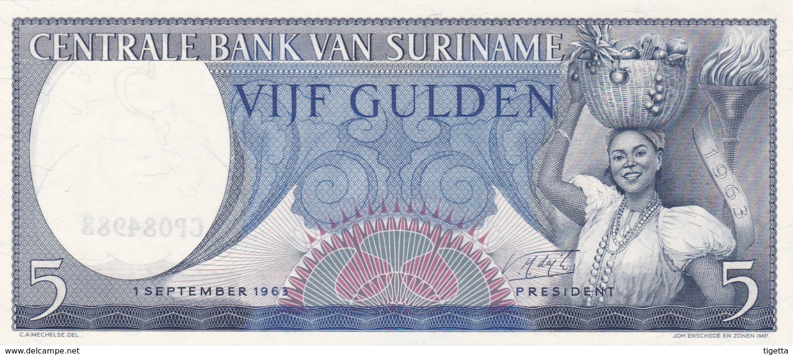 SURINAME  5 GULDEN   1993   FDS - Suriname