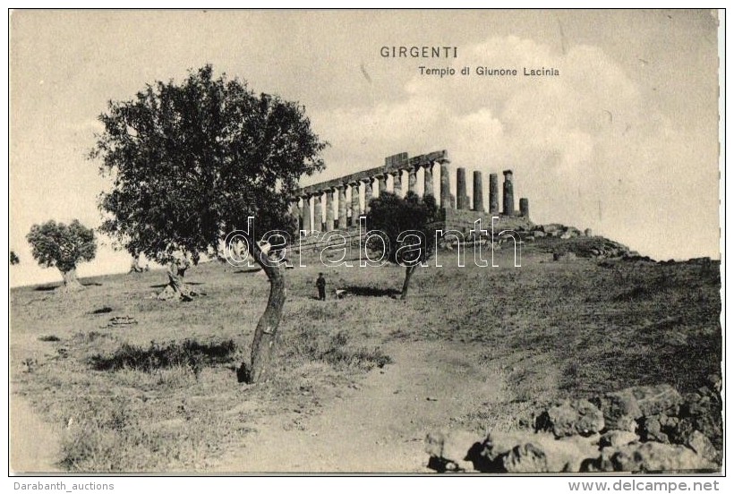 * T2 Agrigento, Girgenti; Tempio Di Giunone Lacinia / Temple Of Juno Lacinia - Unclassified