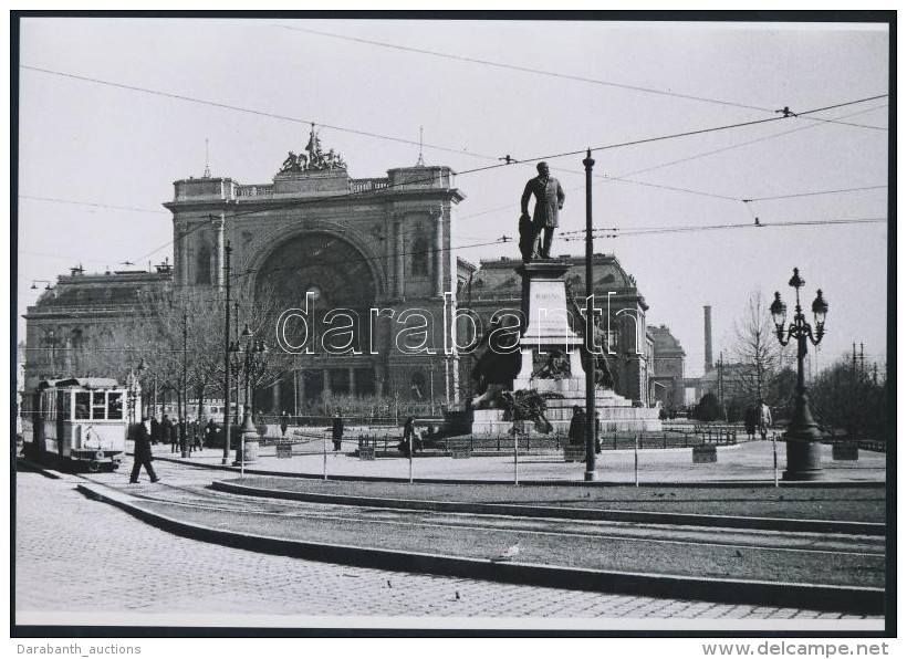 Budapesti Villamosok K&uuml;l&ouml;nb&ouml;zÅ‘ Korokb&oacute;l, 6 Db Mai Nagy&iacute;t&aacute;s Korabeli Vintage... - Other & Unclassified