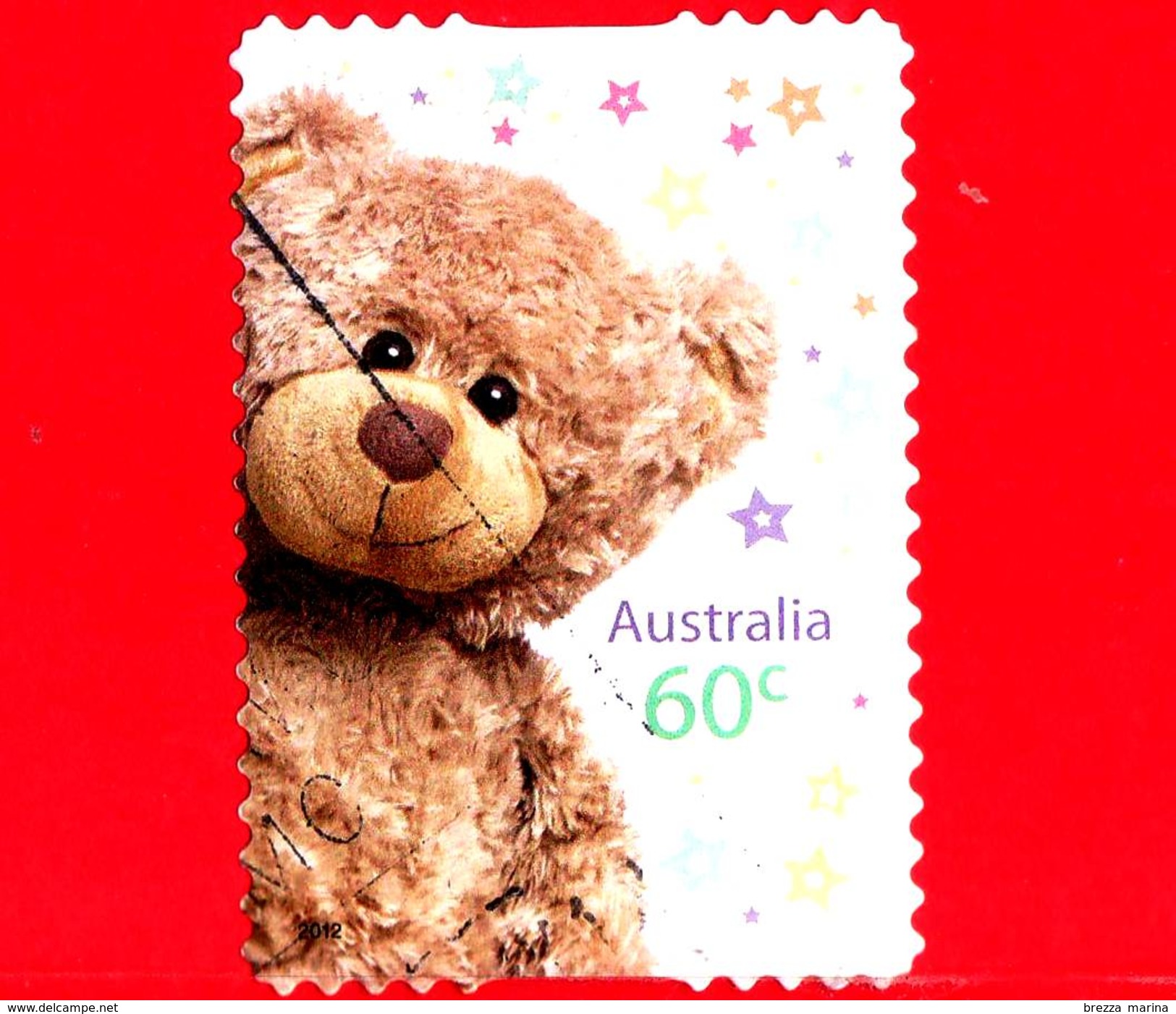 AUSTRALIA - Usato - 2012 - Momenti Preziosi - Teddy Bear (Orsacchiotto) - 60 - Usati