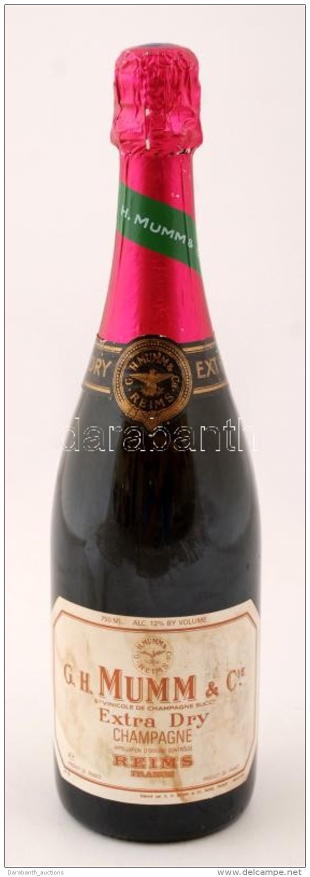 Cca 1960-70 G.H. Mumm Extra Dry Champagne, Reims France,  0,75l - Other & Unclassified